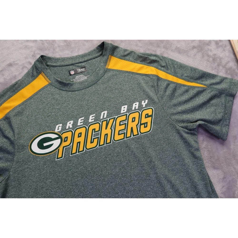 Green‎ Bay Packers NFL Football Performance T Shirt Men's Size M